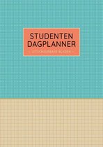 dagplanner Studenten 15 x 21 cm papier mintgroen