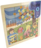 legpuzzel Herfst junior hout 16 stukjes