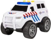 politieauto met licht & geluid junior 18 x 10,5 cm wit