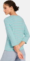 Shirt met ronde hals en 3/4-mouwen