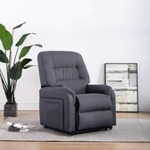Medina Fauteuil elektrisch sta-op-stoel stof donkergrijs