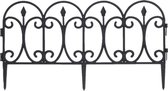4x Stuks horror kerkhof decoratie graf hekjes 60 x 30 cm - Halloween tuinversiering