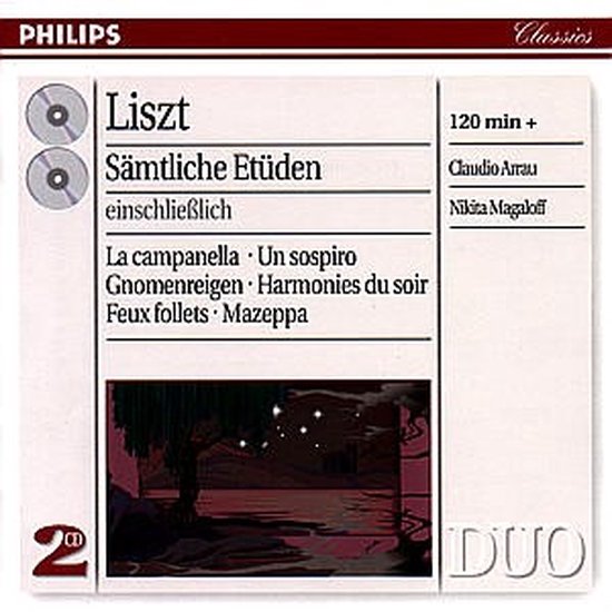 Nikita Magaloff, Claudio Arrau - Liszt: The Complete Etudes (CD) (Complete)