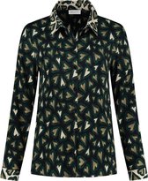 Pom Amsterdam Mila Heartbeat Blouse Zwart  dames maat 40