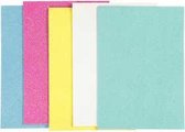 EVA foam vellen, diverse kleuren, A5, 148x210 mm, dikte 2 mm, 5 vel/ 1 doos