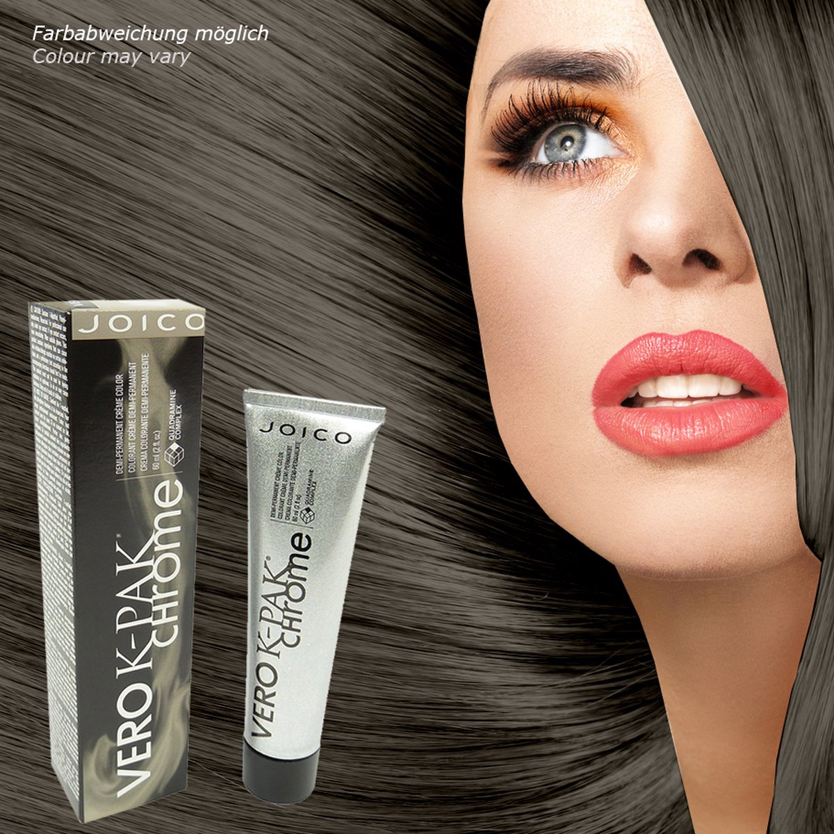Joico Vero K-Pak Chrome - Demi Permanent Cream Hair Color 60ml - A7 Dark Ash Blonde