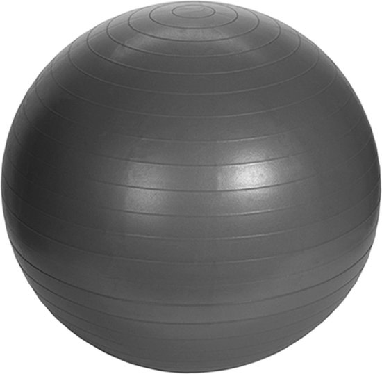 Schat Twisted Gunst Yogabal - Grijs - Inclusief Pomp - 65 cm - Gymbal | bol.com
