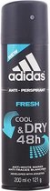 Deodorant Spray Cool & Dry Fresh Adidas (200 ml)