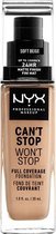 Vloeibare Foundation Can't Stop Won't Stop NYX (30 ml)