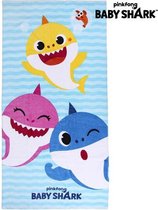 Strandhanddoek Baby Shark Blauw (70 x 140 cm)