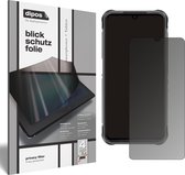 dipos I Privacy-Beschermfolie mat compatibel met Umidigi Bison Privacy-Folie screen-protector Privacy-Filter (expres kleiner dan het glas omdat het gebogen is)