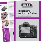 dipos I 2x Beschermfolie helder compatibel met Nikon D810A Folie screen-protector