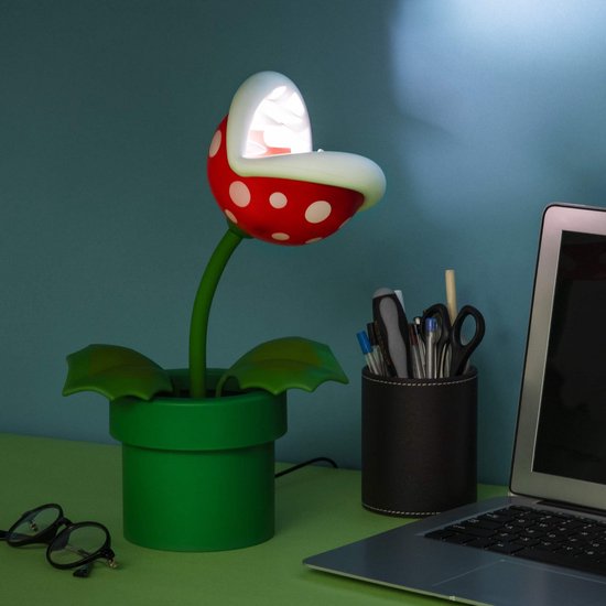 Super Mario - Piranha Plant Posable Lamp van Merkloos — afbeelding 4