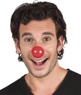 clownsneus met elastiek rood one-size 6 stuks