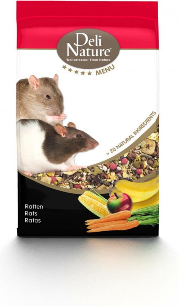 4x Deli Nature Rodelicious Ratten 2,5 kg