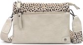 Nougat schoudertasje crossbody Napoli