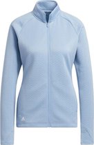 Adidas Golfjack Textured Layer Dames Polyester Ijsblauw Mt S