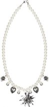 ketting Edelweiss dames parelmoer/zilver