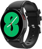 Strap-it Samsung Galaxy Watch 4 - 40mm siliconen bandje - zwart