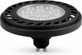 LED Line - OP=OP LED spot GU10 ES111 - 9W 4000K helder wit licht - vervangt 85W - Zwarte behuizing