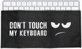 kwmobile hoes voor Apple Magic Keyboard - Beschermhoes voor toetsenbord - Keyboard cover - Don't Touch my Keyboard design