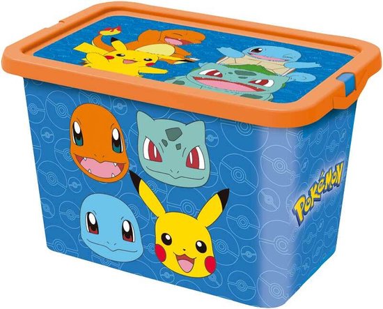Pokémon Opbergbox Junior 7 Liter Blauw/oranje | bol.com