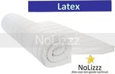 Aloe Vera - Eenpersoons Topmatras LATEX 6 CM - Gemiddeld ligcomfort - 90x200/6