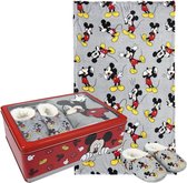 Disney - Mickey Mouse - Geschenkset -  Plaid 100x160cm - Sloffen