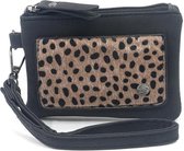 Zwart camel portemonneetje San Remo