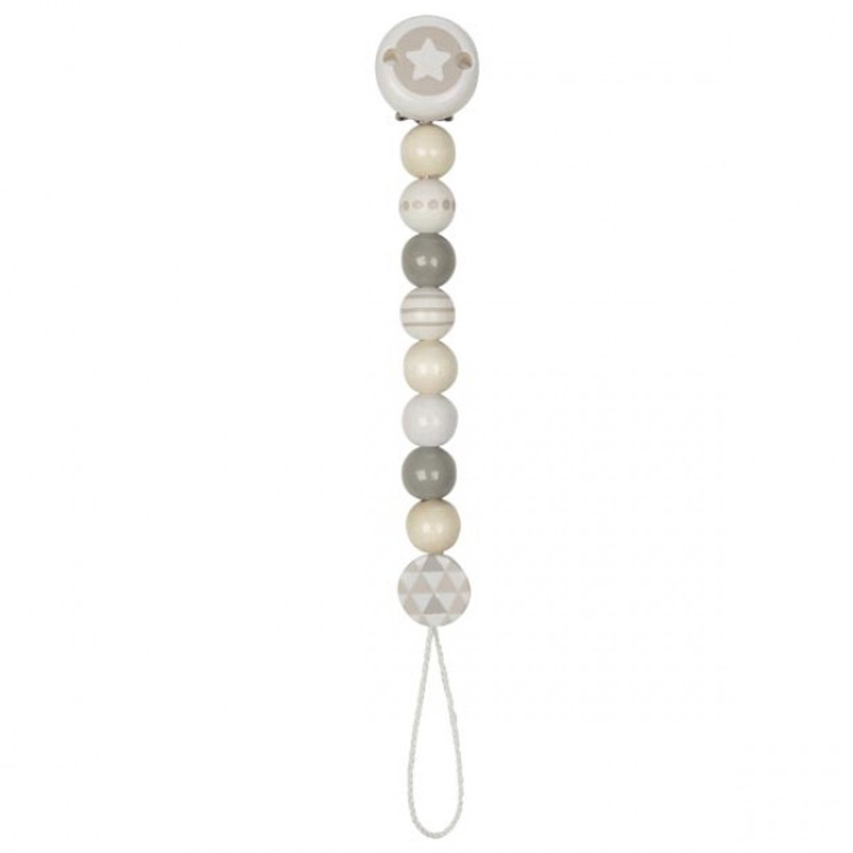 Heimess Soother chain star, grey