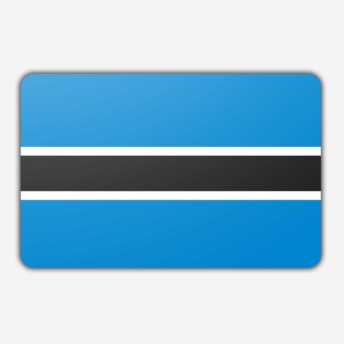 Vlag Botswana - 150x225cm - Polyester