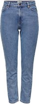 Only ONLJAGGER LIFE HIGH MOM ANKLE JEANS - Me Blue