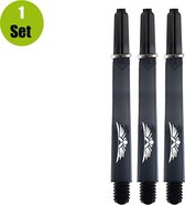 Shot Eagle Claw Dartshafts - Zwart - Short - (1 Set)