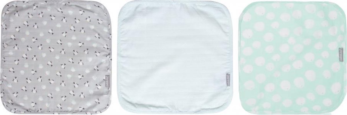 Goedkoopste Bébé-Jou Monddoek Lou-Lou 3-Pack