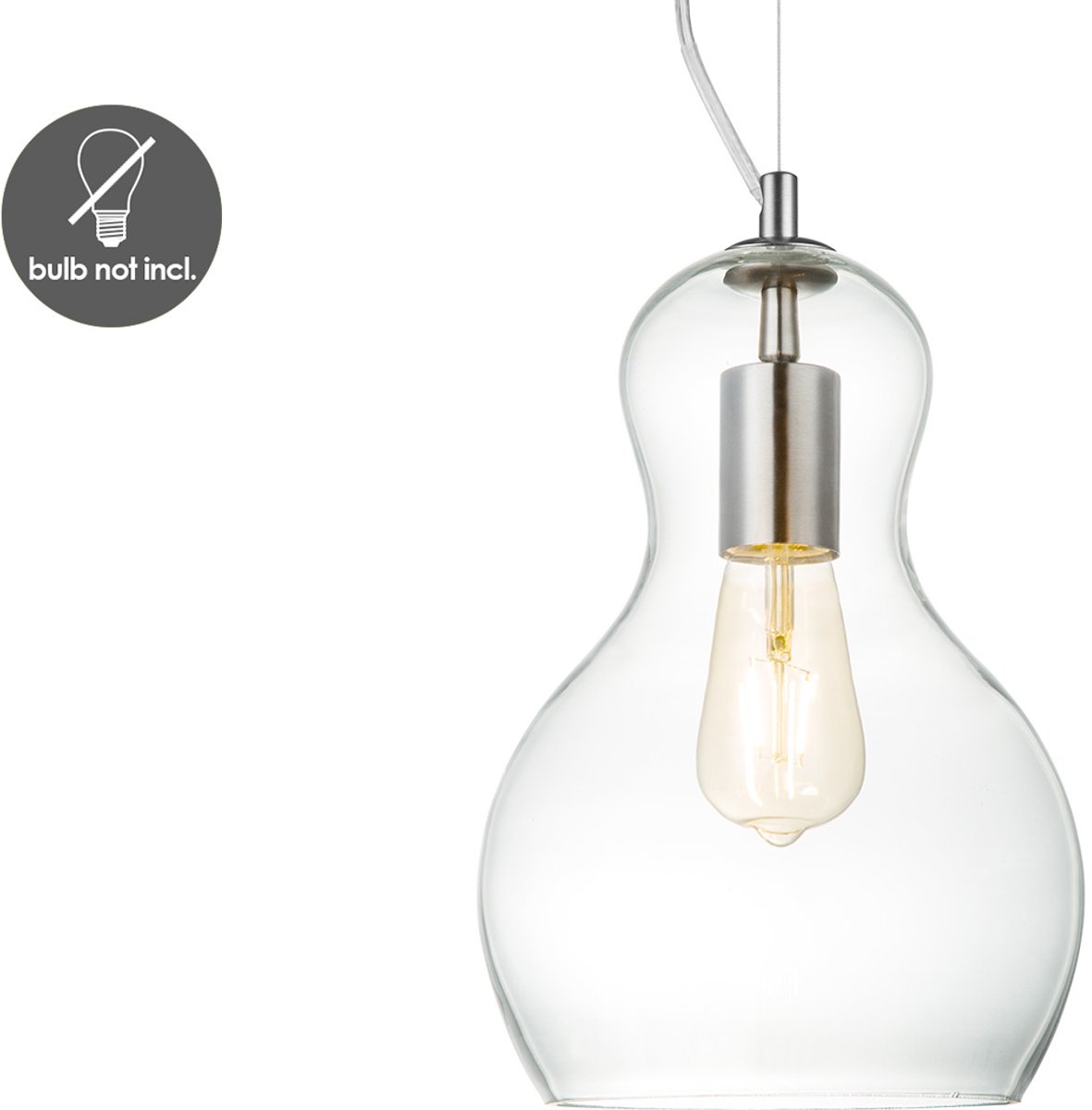Moderne Hanglamp Mesh - Wit - 29/29/154cm - hanglamp gemaakt van Metaal - geschikt voor E27 LED lichtbron - Pendellamp geschikt voor woonkamer, slaapkamer en keuken - Home Sweet Home Moderne Hanglamp Mesh - Wit - 29/29/154cm - hanglamp gemaakt van Metaal - geschikt voor E27 LED lichtbron - Pendellamp geschikt voor woonkamer, slaapkamer en keuken - Home Sweet Home