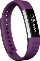 By Qubix - Fitbit Alta siliconen bandje, Large, Lengte: 22CM - Paars - Fitbit alta bandjes