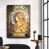 Alphonse Mucha Vintage Illustratie Print Poster Wall Art Kunst Canvas Printing Op Papier Living Decoratie  CD1097