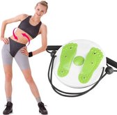 Magneet Massage Board Home Fitnessapparatuur Twisted Waist Disk Met Drawstring, Specificatie: 28 x 28cm (Groen)