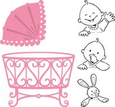 Marianne Design Collectables Eline's Baby Wieg