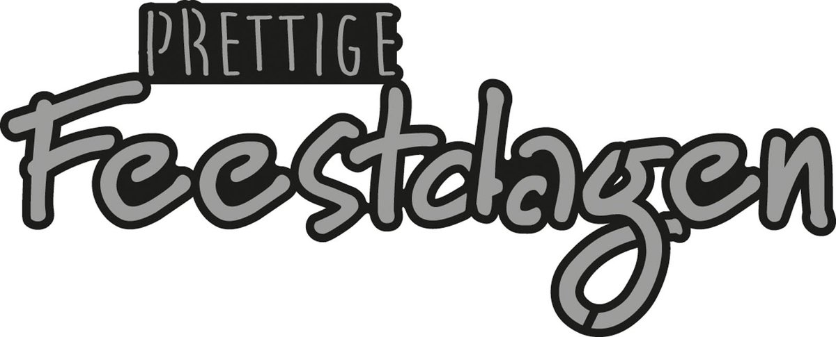 Marianne Design Craftable Mal Prettige FEESTDAGEngels ( Nederlands  ) CR1326