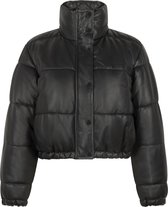 ASKA Puffer Leren Jas - Winterjas - Maat S