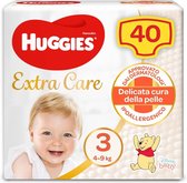 Wegwerpluiers Huggies Extra Care (40 pcs) (Gerececonditioneerd A+)