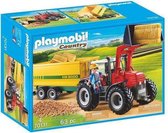 Playset Country Tractor With Trailer Playmobil 70131 (63 pcs)