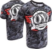 Joya T-Shirt Camo Black - Zwart - 140