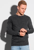 Heren - Longsleeve - Zwart - L131-v4