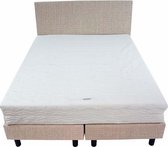 Bedworld Boxspring 180x220 - Stevig - Seudine - Wit grijs (ONC21)