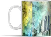 Mok - New York - Manhattan - Schilderij - 350 ml - Beker