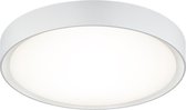 LED Plafondlamp - Badkamerlamp - Torna Clirno - 18W - Warm Wit 3000K - Spatwaterdicht IP44 - Opbouw Rond - Mat Wit - Kunststof