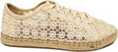 Toms Lena Dames Veterschoen 10011833 Natural Mosaic Mesh Maat 37,5