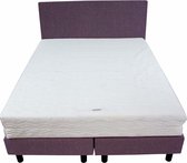 Bedworld Boxspring 180x220 - Stevig - Seudine - Licht paars (ONC64)